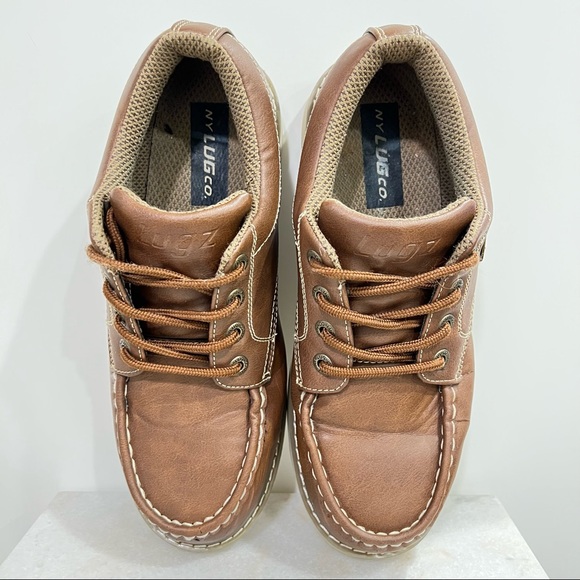 Vintage Lugz by NY Lug Co Banyan Men's Shoes Lo Low Oxford Roamer Boot Brown Tan - Picture 3 of 7